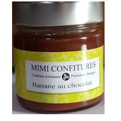 Bananų uogienė su šokoladu MIMI CONFITURE (240 g)