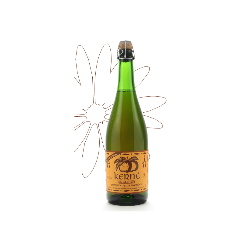 Kerné_Pusiau_saldus_sidras_Fruité_4%_0,75l
