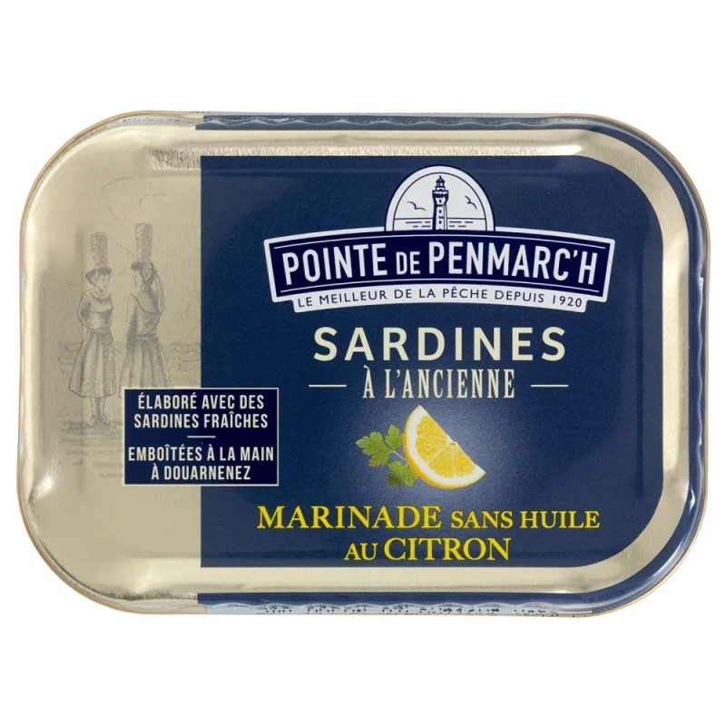 Pointe_de_Penmarc'h_SARDINĖS_su_citrina_marinate_BE_ALIEJAUS_115g