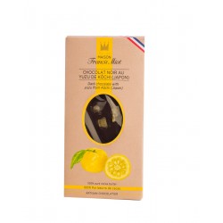 Juodasis šokoladas su japoniška Yuzu citrina iš Kočio regiono (80 g)